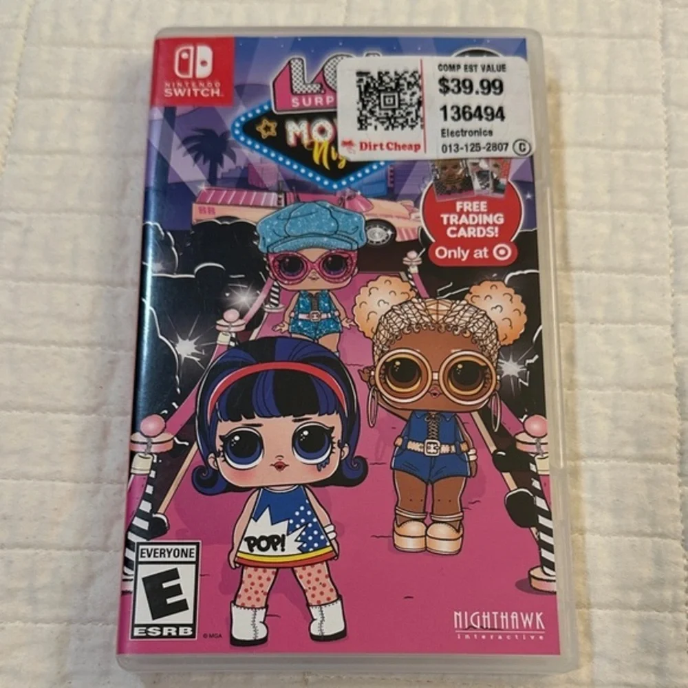 LOL Surprise Movie Night Nintendo Switch Game Trading cards